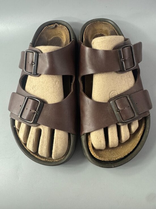 Birkenstock Special Edition Brown Leather Arizona Sandals, Size 41 main image 11
